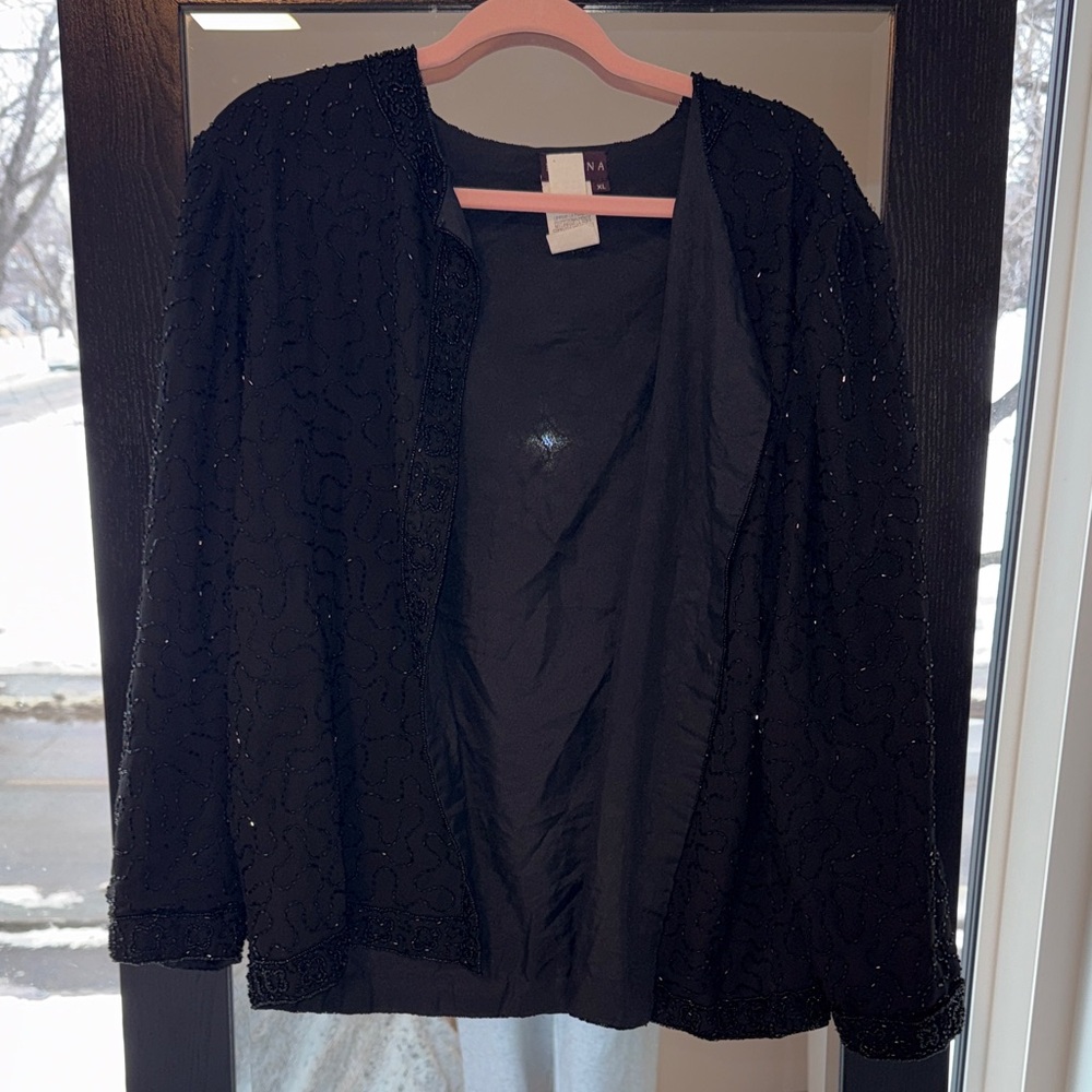 MARINA Black Women's Cardigan